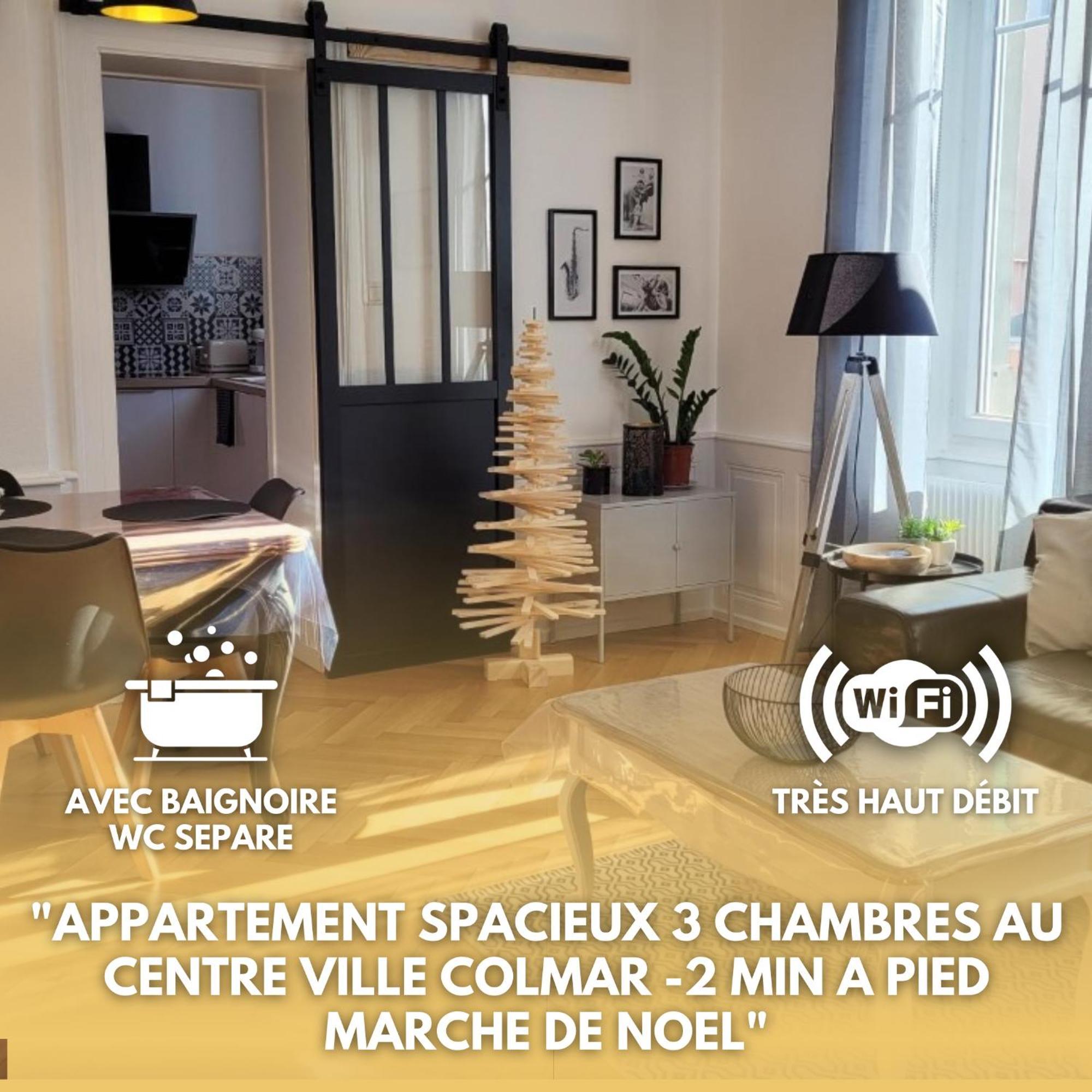 Colmar Centre Ville 6 Couchages 3 Grandes Chambres Esterno foto